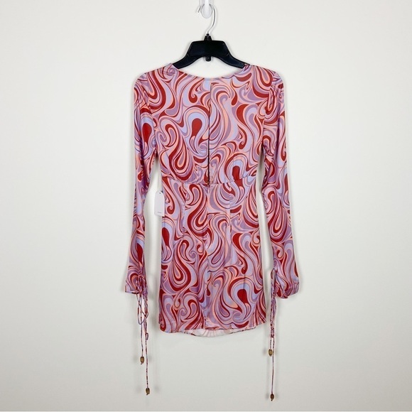 Song of Style Coraline Mini Dress in Aven Multi Swirl Size XXS - Picture 6 of 13